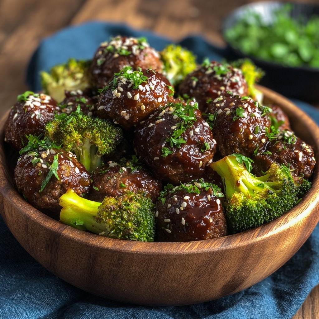 Honey Garlic Meatballs: Sticky, Sweet, and Crowd-Pleasing Recipe - Recipe Image