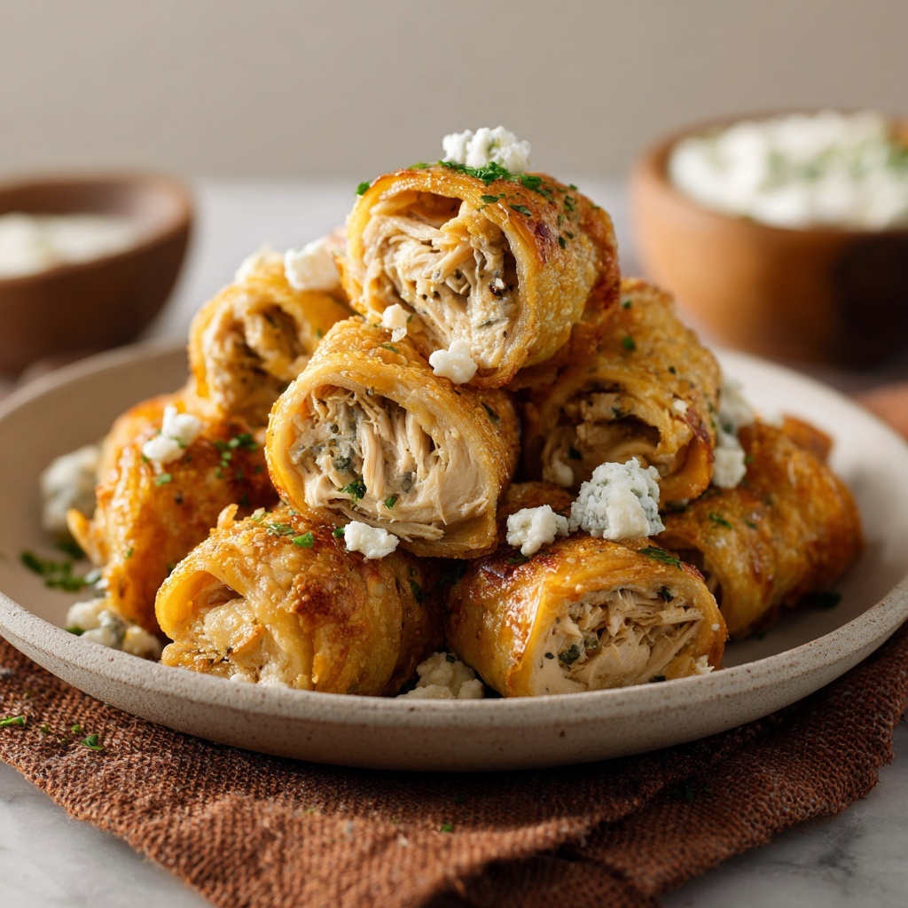 Buffalo Chicken Poppers: Spicy, Cheesy, and Crowd-Pleasing Bites Recipe - Recipe Image