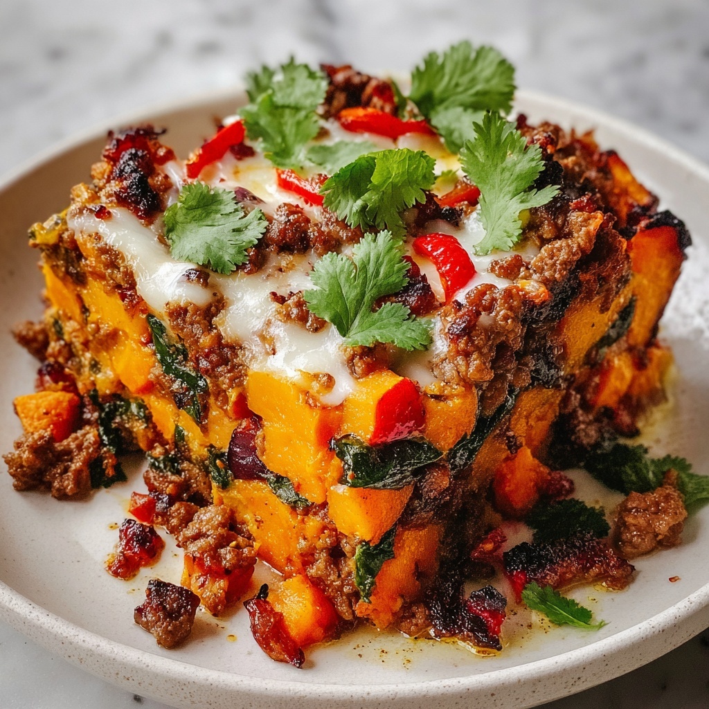 Ground Turkey and Sweet Potato Bake Recipe - Recipe Image