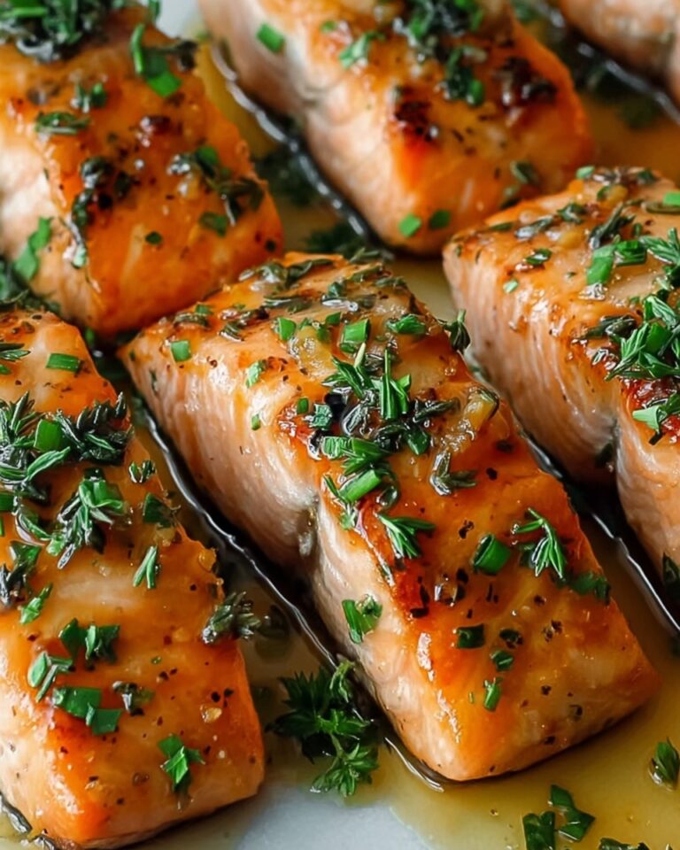 Honey Garlic Salmon Bites Recipe
