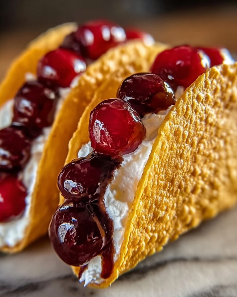 Cherry Cheesecake Tacos Recipe