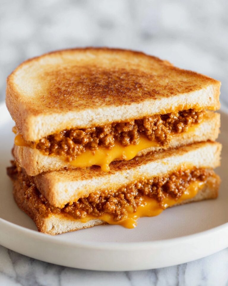 Sloppy Joe Grilled Cheese Recipe