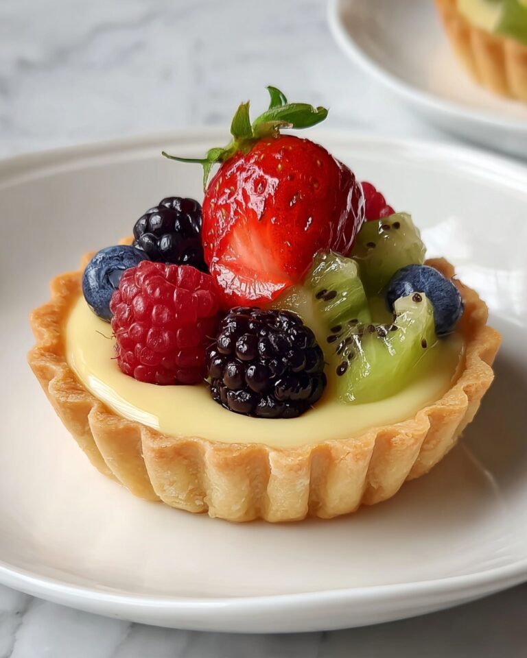 Mini Fruit Tarts with Pastry Cream and Fresh Berries Recipe