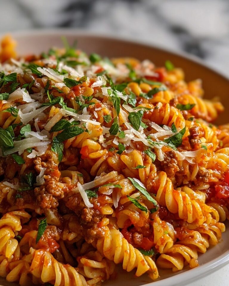 Cheesy Beef Pasta Recipe