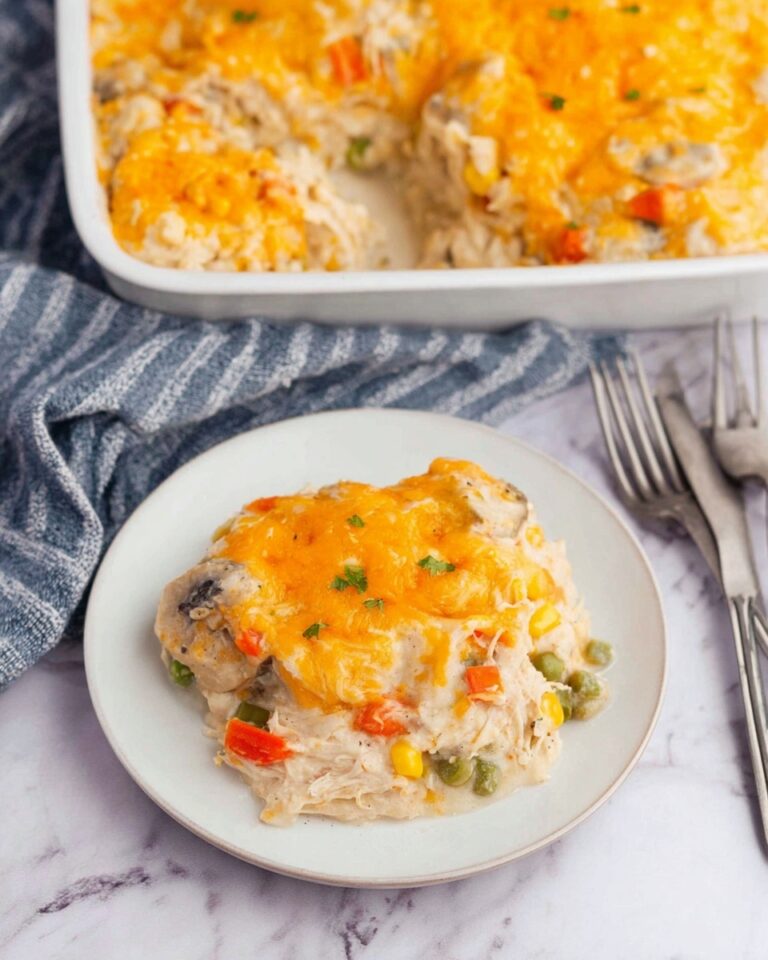 Chicken Pot Pie Bubble Up Casserole Recipe