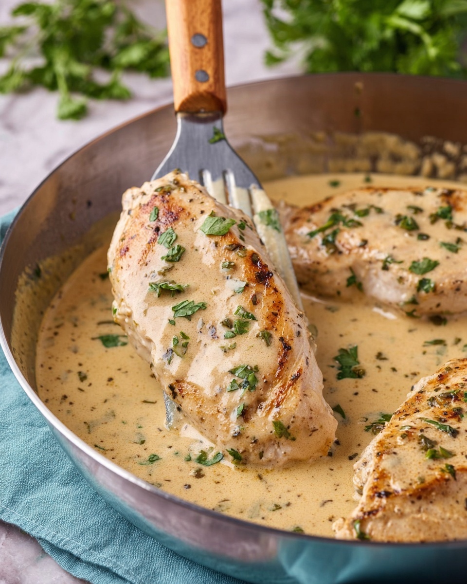 Chicken Lazone with Creamy Old Bay Sauce Recipe - Recipe Image