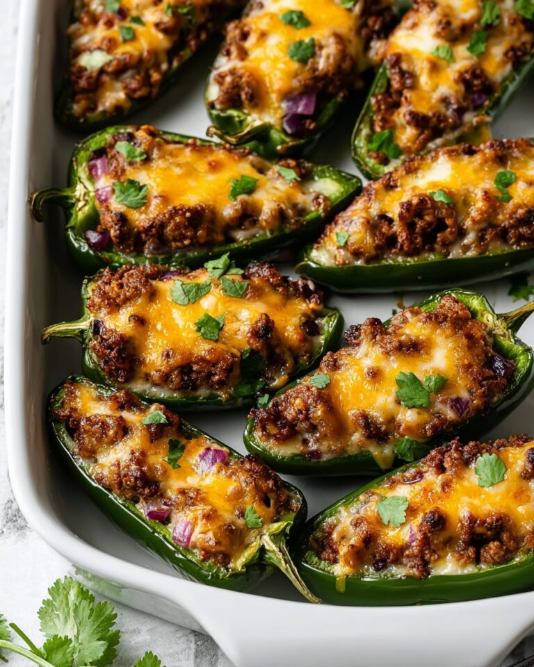 Easy Oven-Baked Carnitas Stuffed Poblano Peppers Recipe