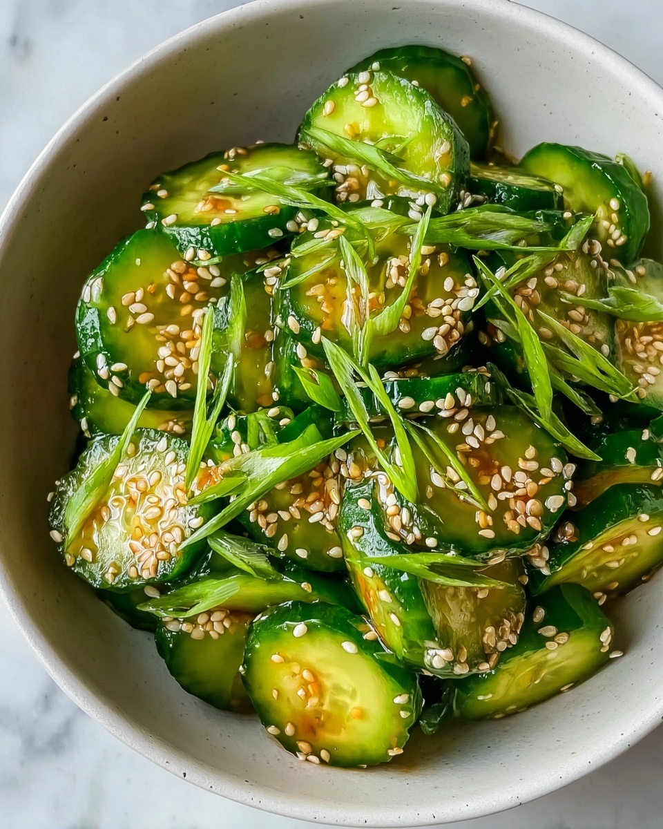 Crunchy Fresh Cucumber Salad Recipe - Recipe Image