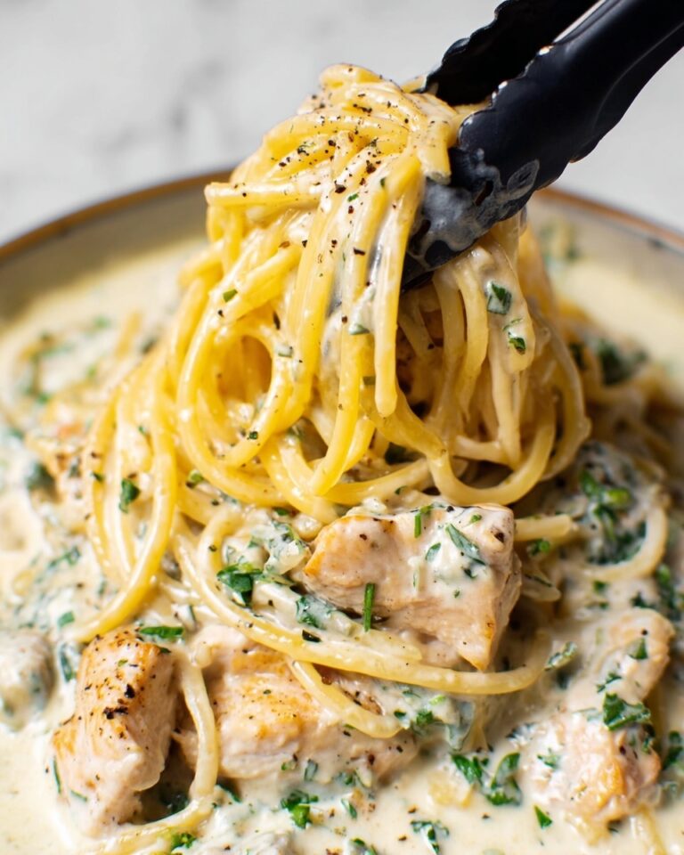 Salmon Pasta with Creamy Garlic Sauce Recipe