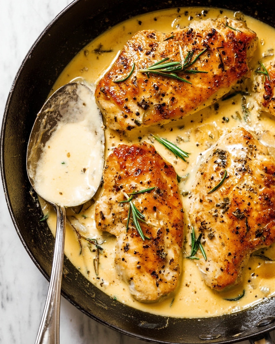 Creamy Dijon Rosemary Chicken Recipe - Recipe Image