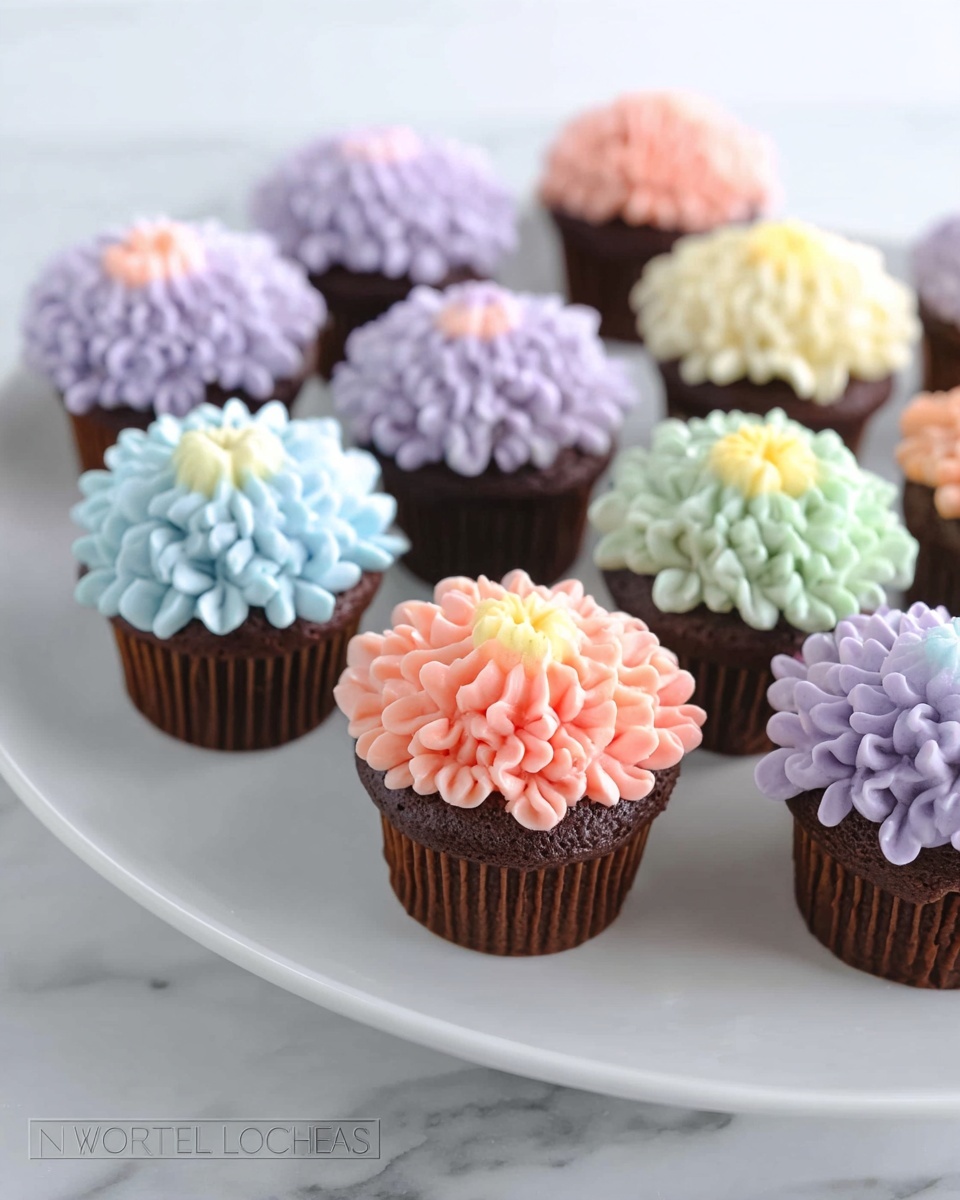 Hydrangea Cupcakes Recipe - Recipe Image