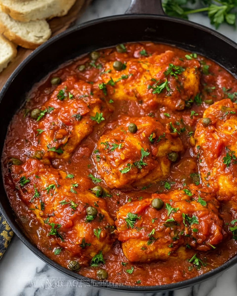Cod Fish in Tomato Sauce Recipe - Recipe Image