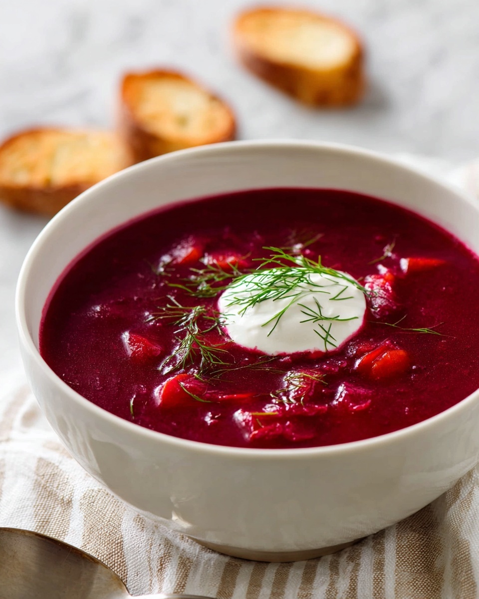 Classic Borscht (Beet Soup) Recipe - Recipe Image