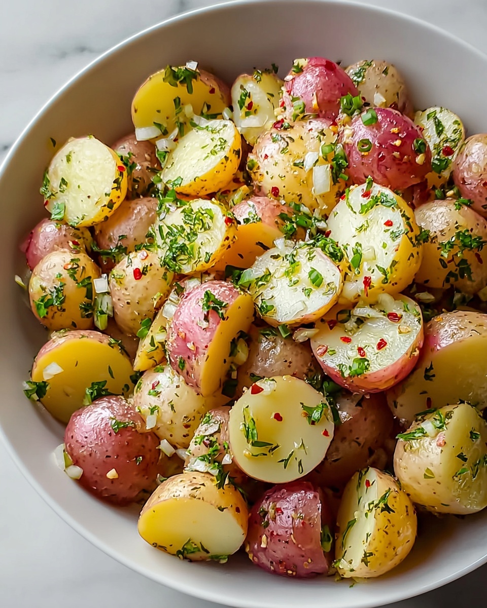 Salt and Vinegar Potato Salad – A Tangy Twist on a Classic Dish Recipe - Recipe Image