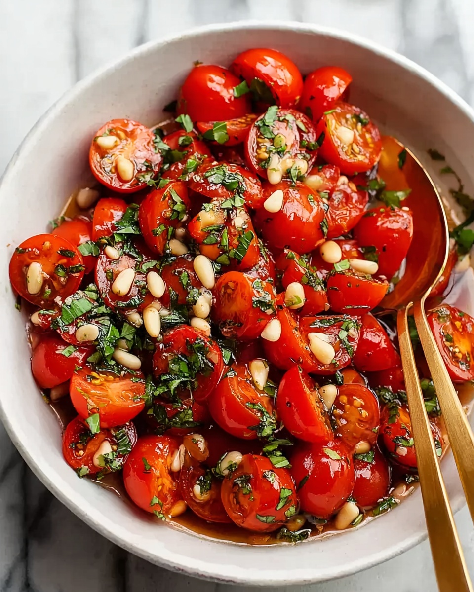 Easy Marinated Tomatoes Recipe - Recipe Image
