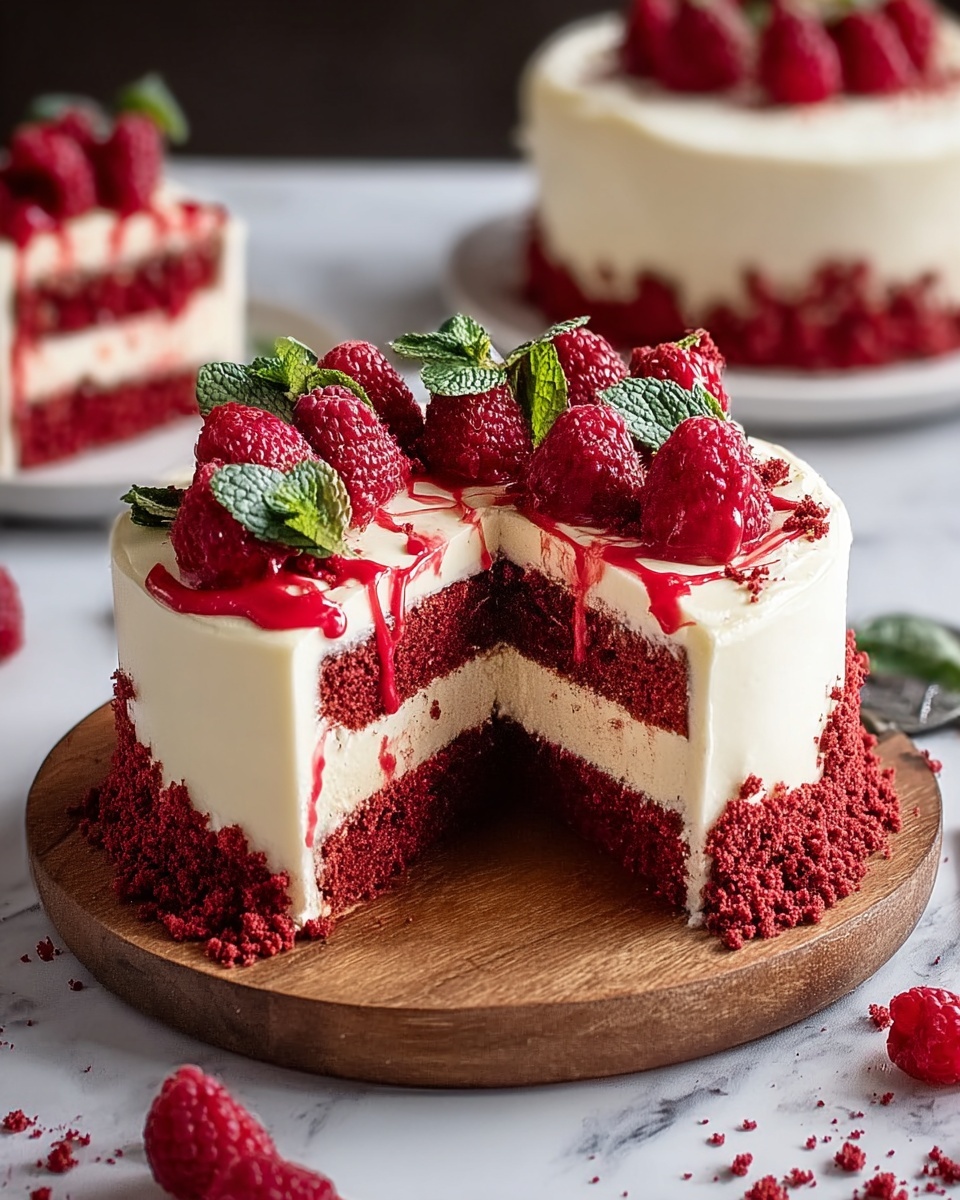 Red Velvet Cheesecake Recipe - Recipe Image