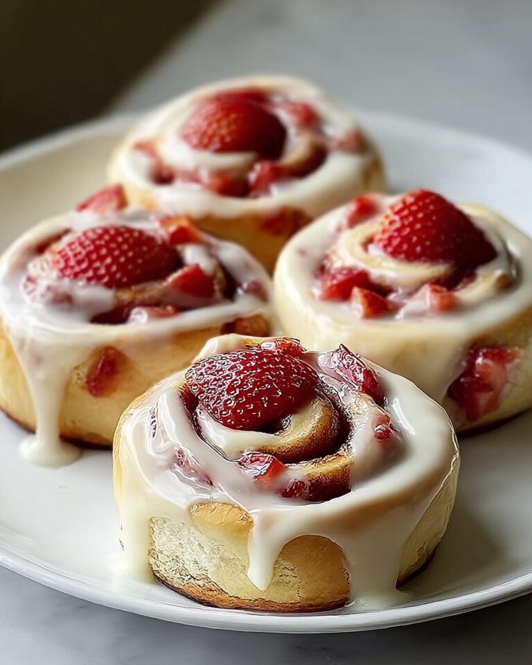 Strawberry Cheesecake Cinnamon Rolls Recipe