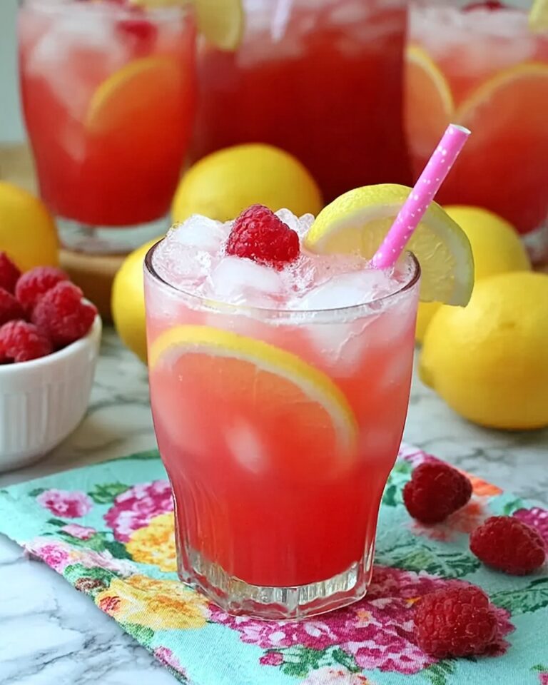 Raspberry Peach Lemonade Recipe