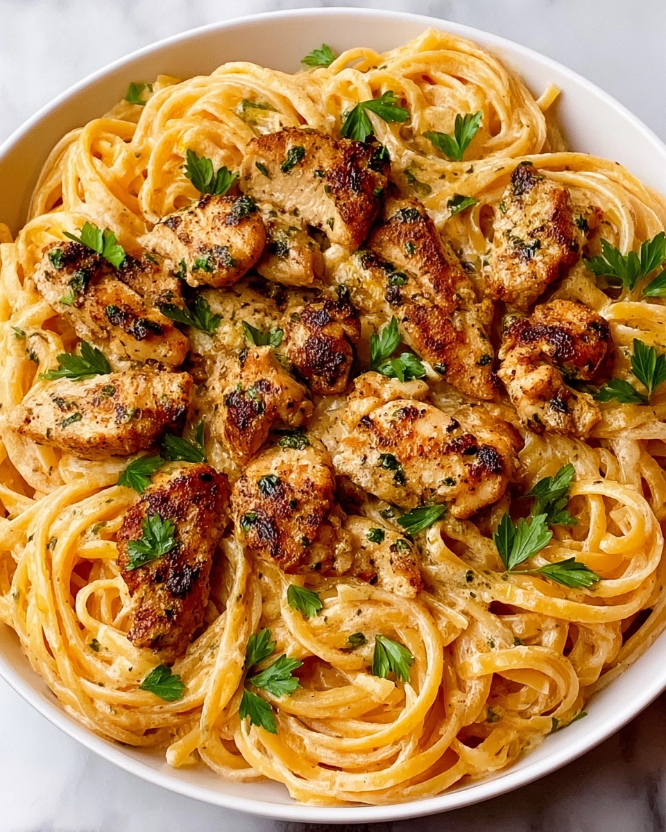 Cowboy Butter Chicken Linguine Recipe - Recipe Image