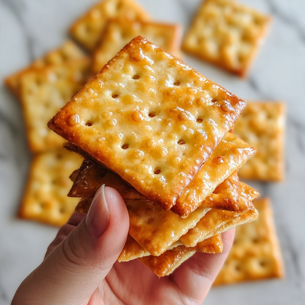 Sourdough Cheese Crackers Recipe - Recipe Image