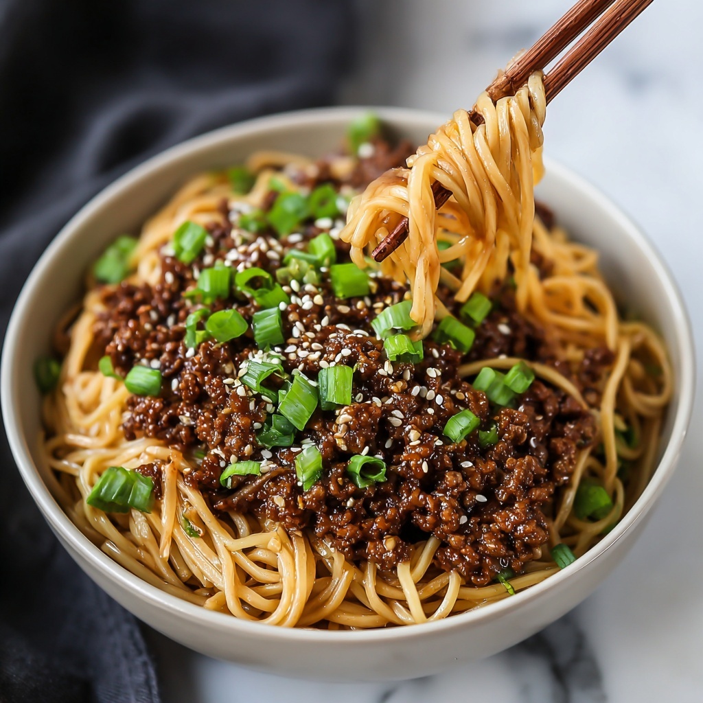High-Protein Mongolian Noodles Recipe - Recipe Image