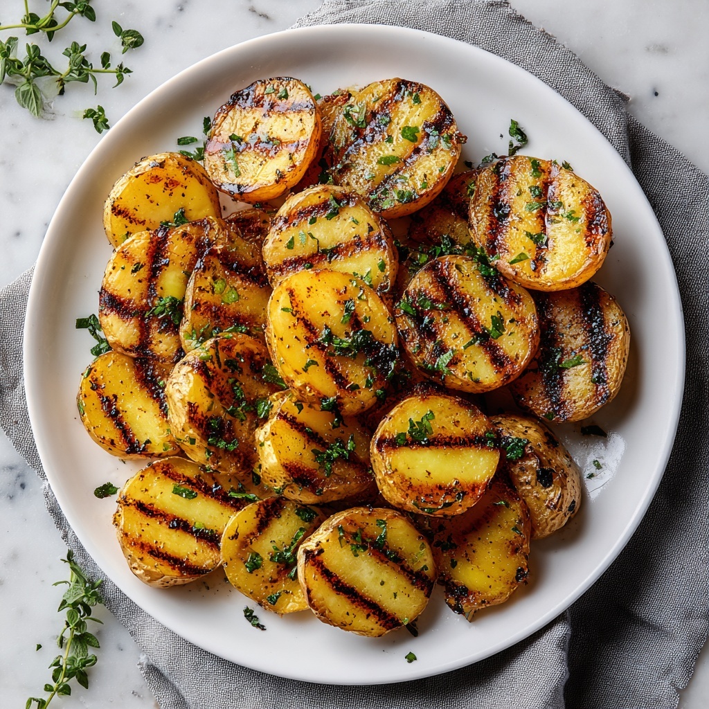 Crispy Grilled Potatoes with Smoky Flavor Recipe - Recipe Image
