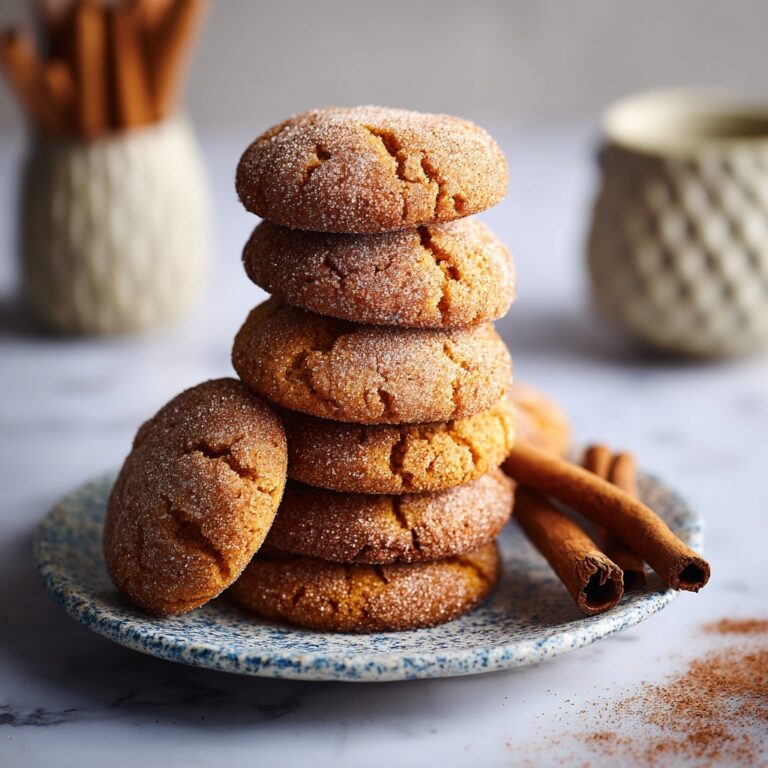Chewy Pumpkin Snickerdoodle Cookies Recipe