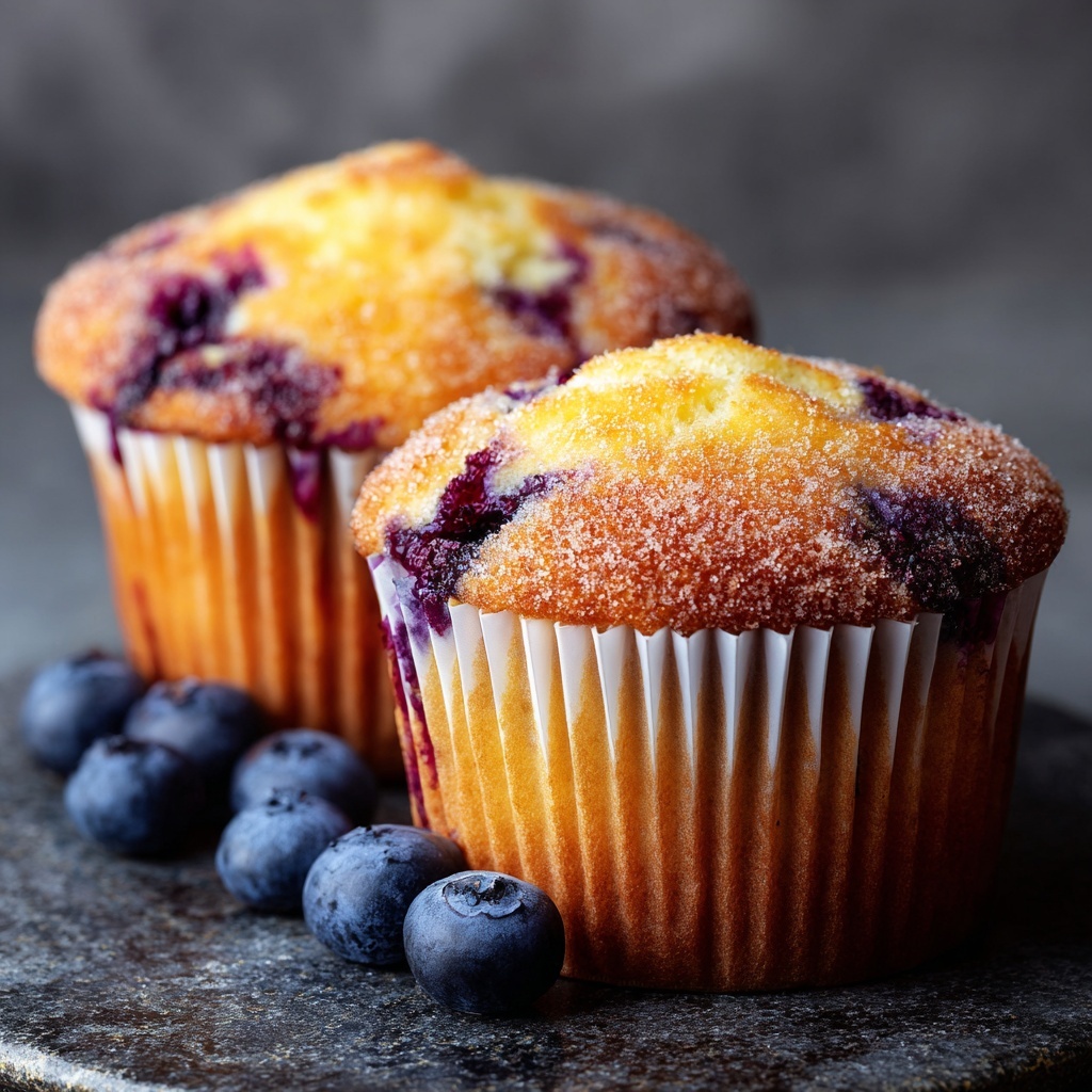 Blueberry Buttermilk Muffins Recipe - Recipe Image