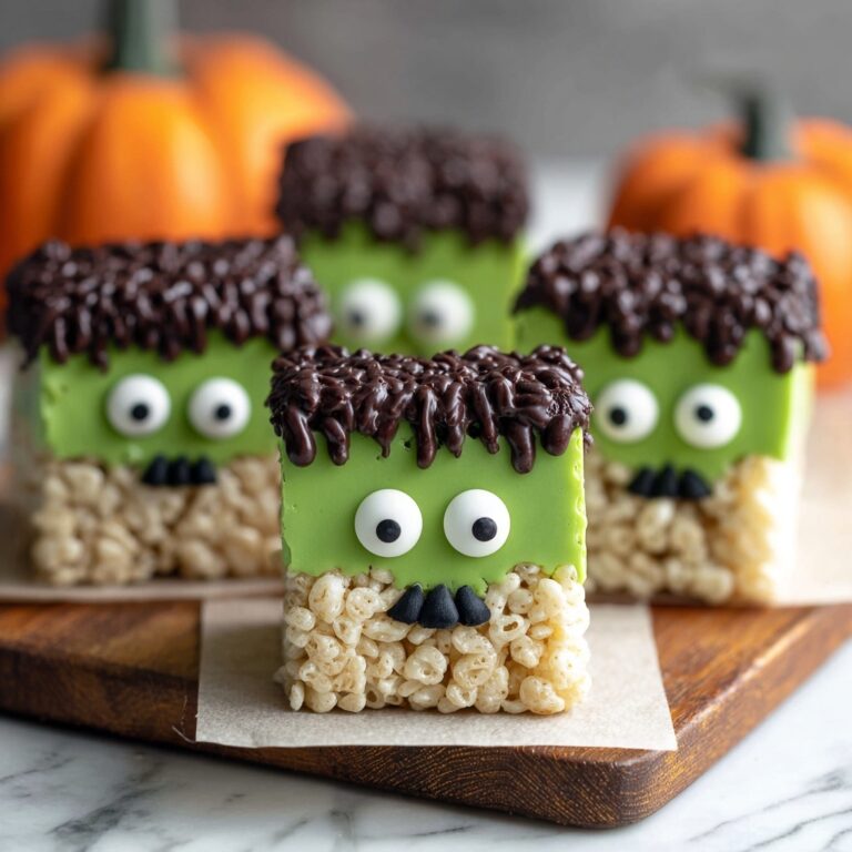 Frankenstein Rice Krispie Treats Recipe
