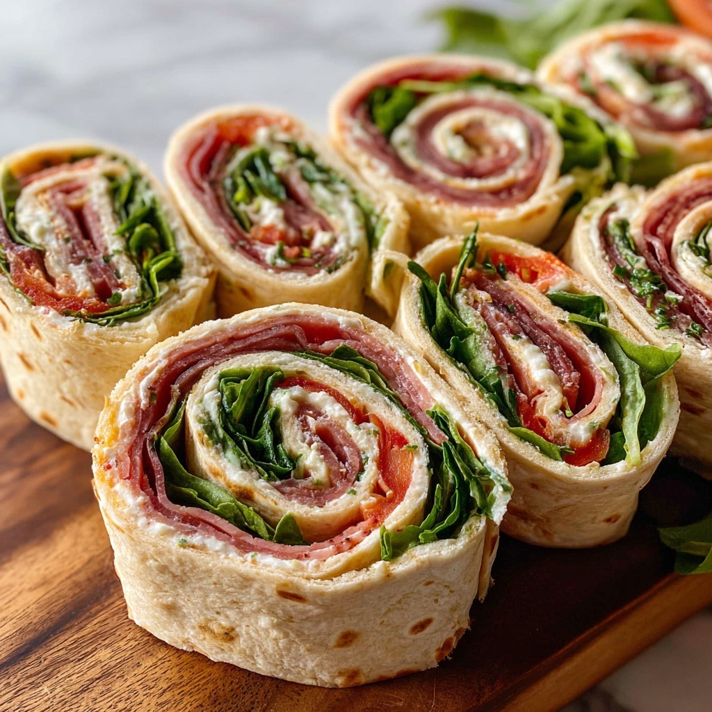 Italian Pinwheels Recipe - Recipe Image