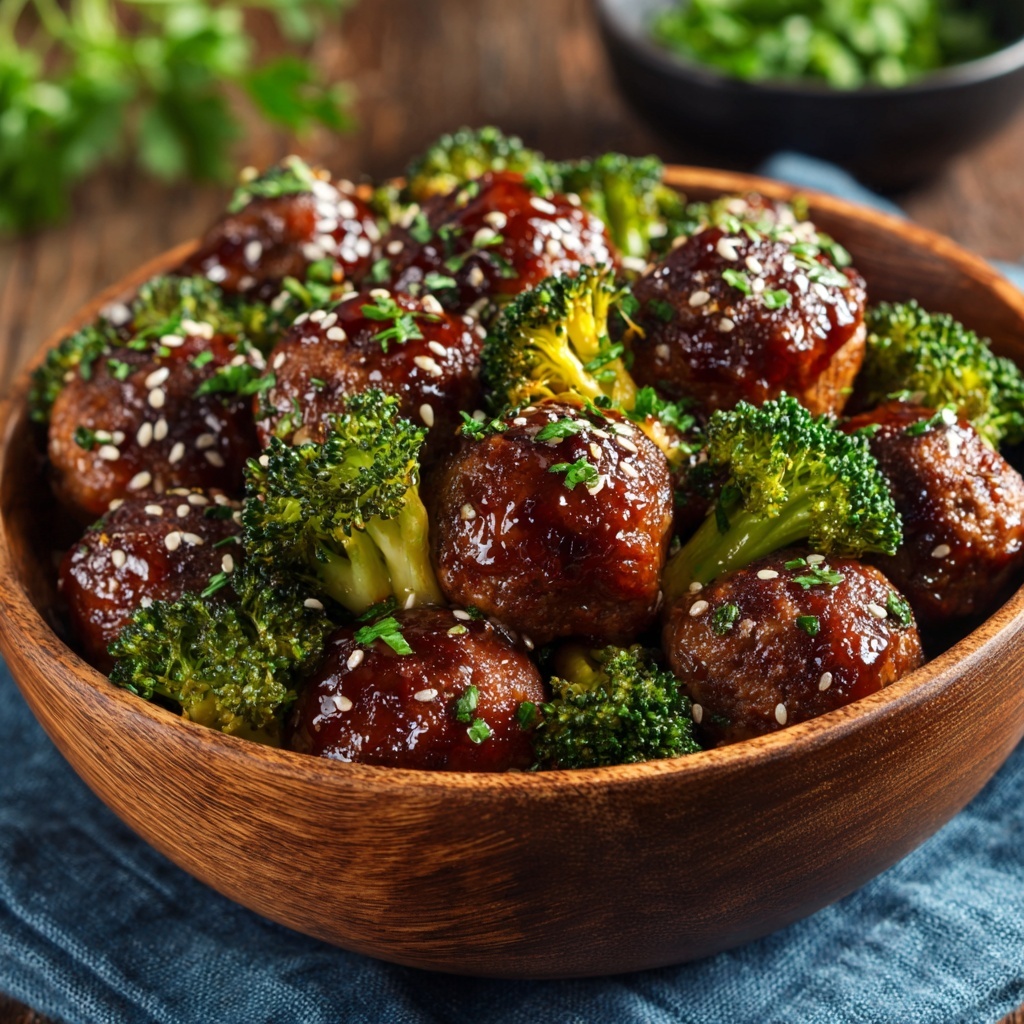 Honey Garlic Meatballs: Sticky, Sweet, and Crowd-Pleasing Recipe - Recipe Image