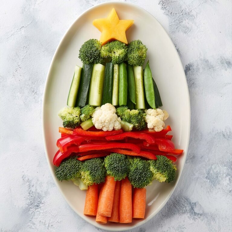 Christmas Tree Veggie Tray Recipe