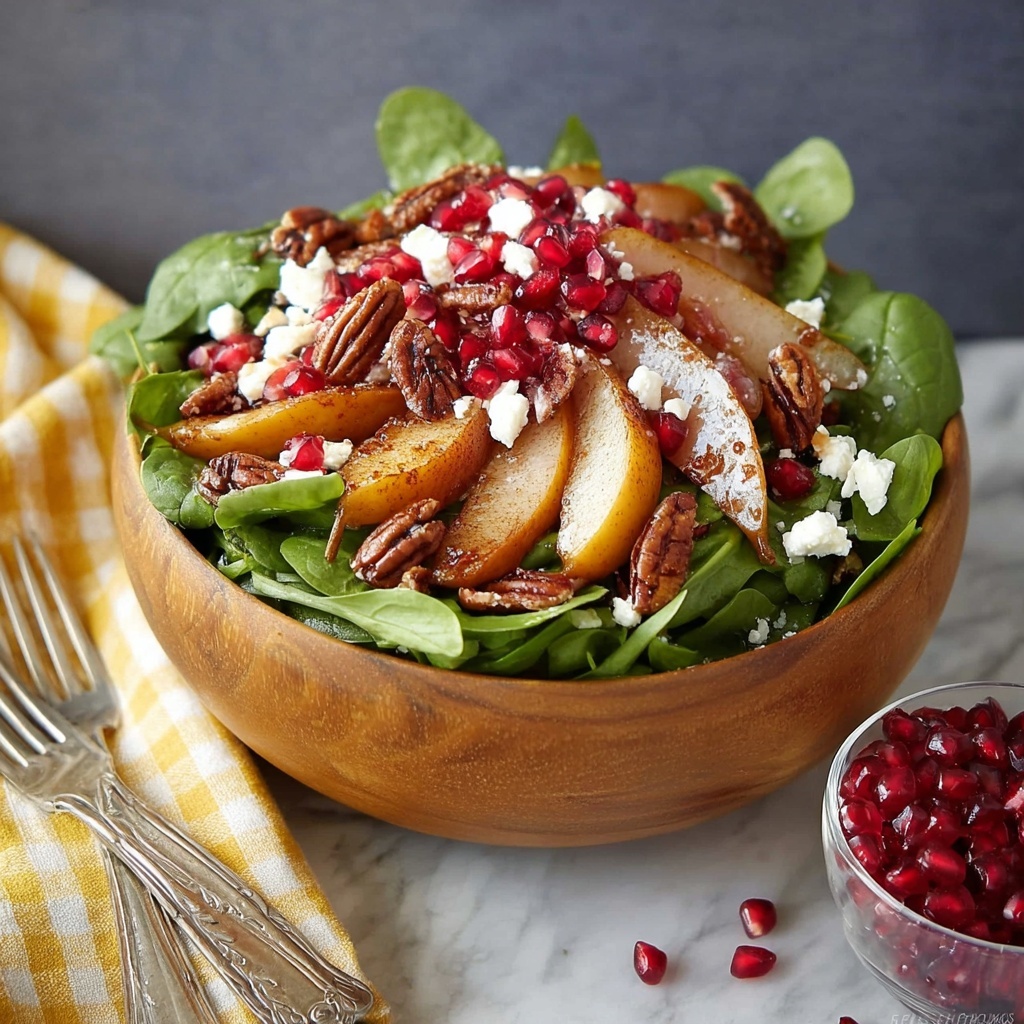 Roasted Pear & Pecan Salad Recipe - Recipe Image