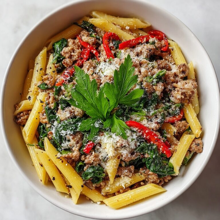 High Protein Creamy Beef Pasta Recipe