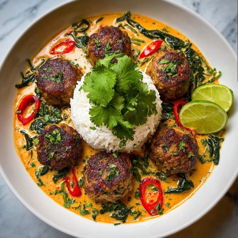 Thai Coconut Curry Meatballs Recipe