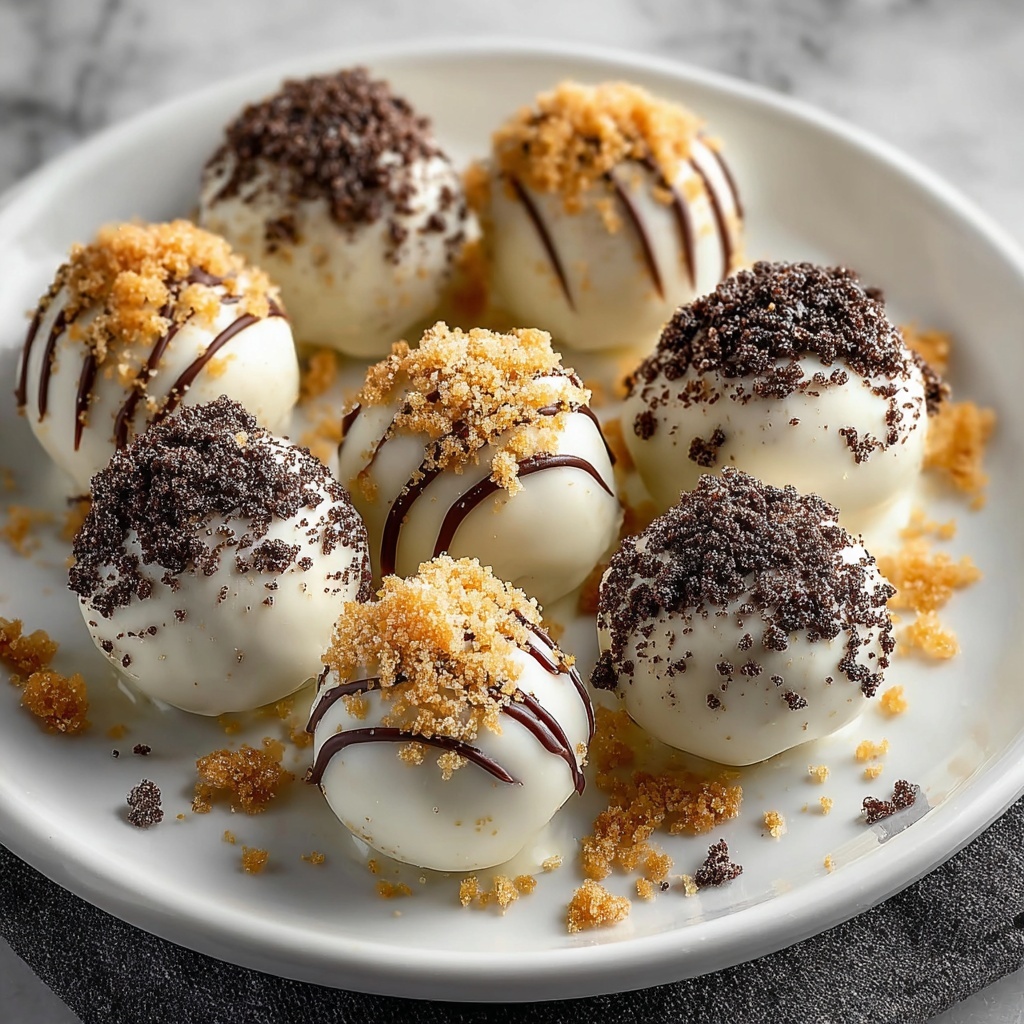 Apple OREO Balls with White Chocolate and Dried Apple Chips Recipe - Recipe Image