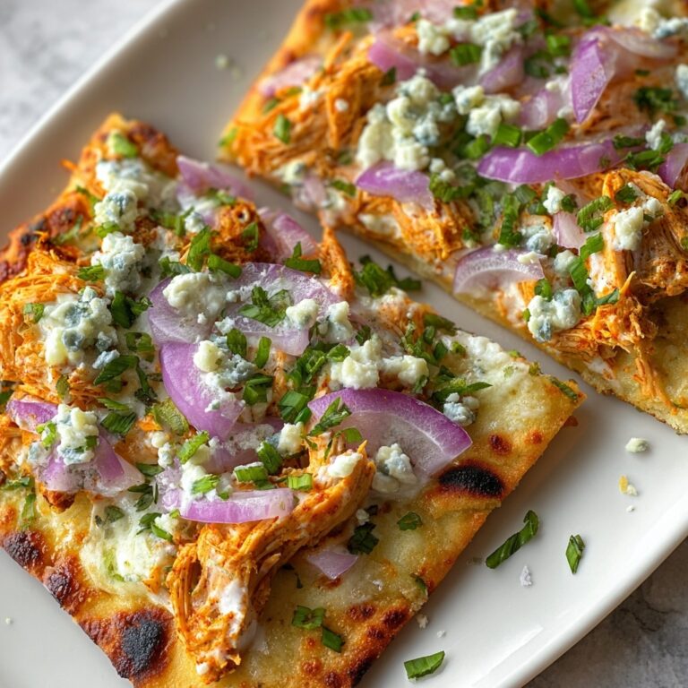 Buffalo Chicken Flatbread Recipe