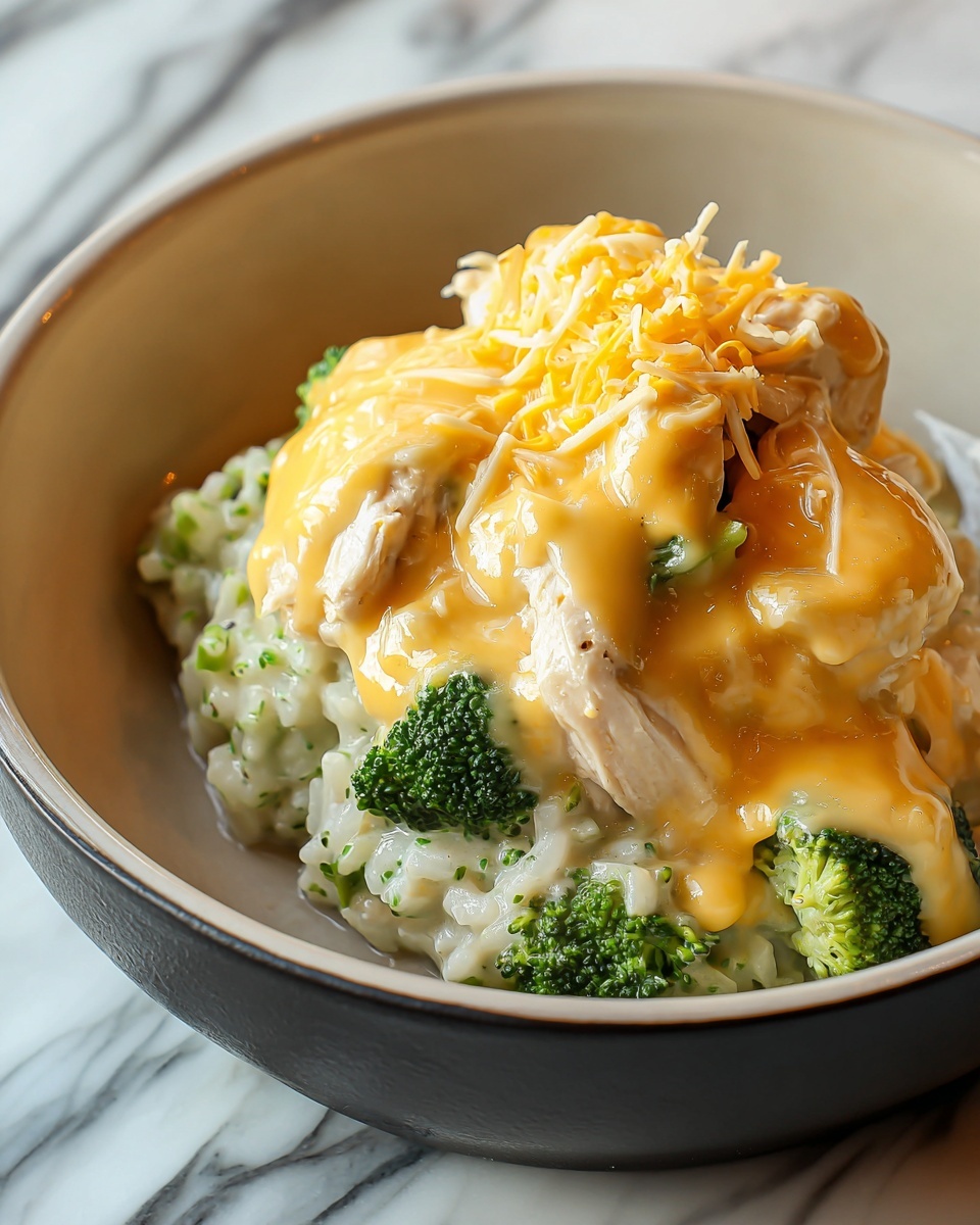 Crockpot Cheesy Chicken Broccoli Rice Recipe - Recipe Image
