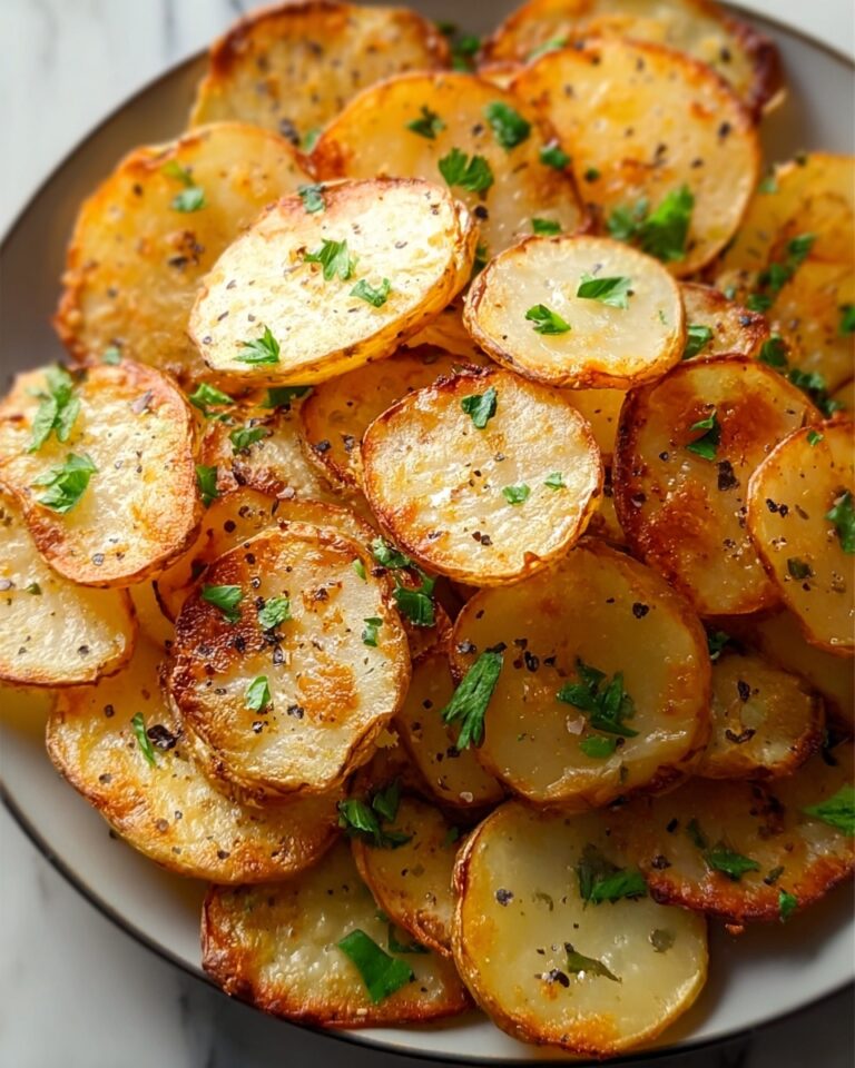 Air Fryer Crispy Garlic Paprika Sliced Potatoes Recipe