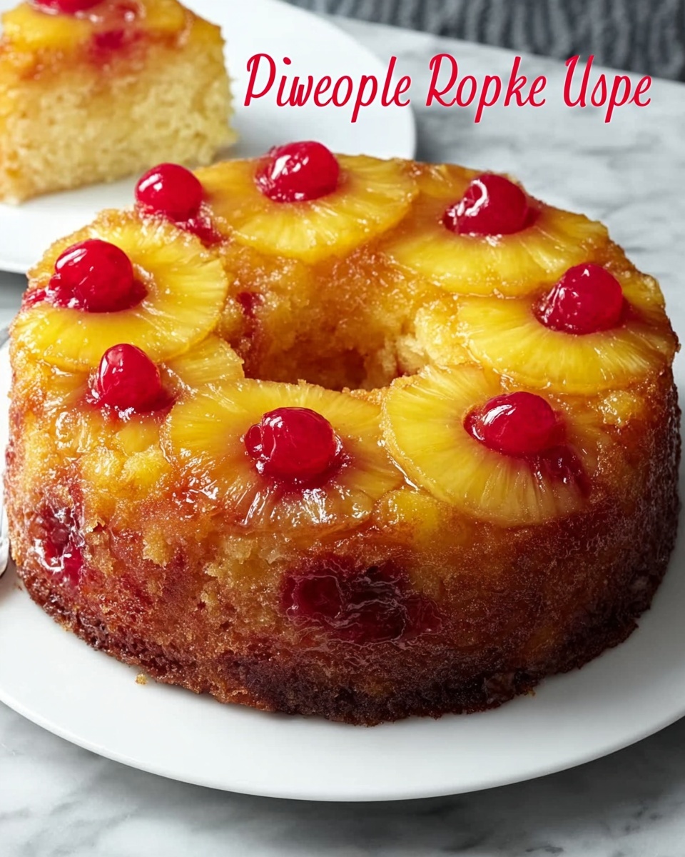 Pineapple Upside-Down Cheesecake Recipe - Recipe Image