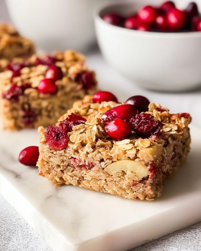 Apple Cranberry Baked Oatmeal Recipe
