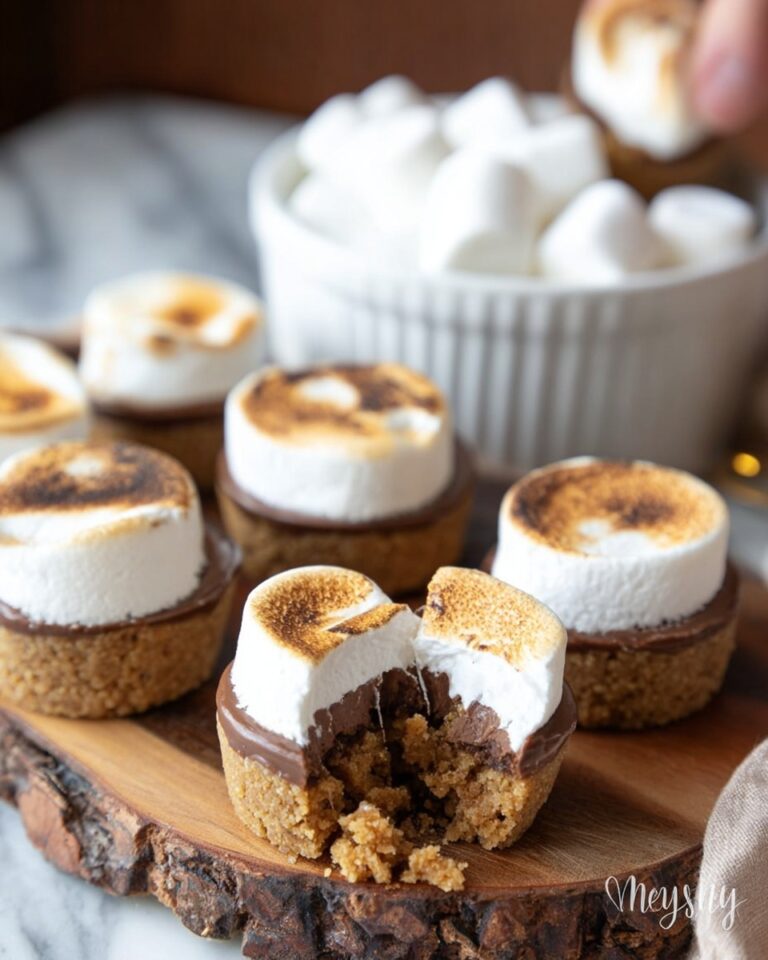 Peanut Butter Cup S’mores Bites Recipe