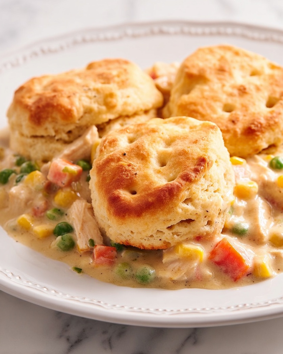 Easy Chicken Pot Pie Casserole Recipe - Recipe Image