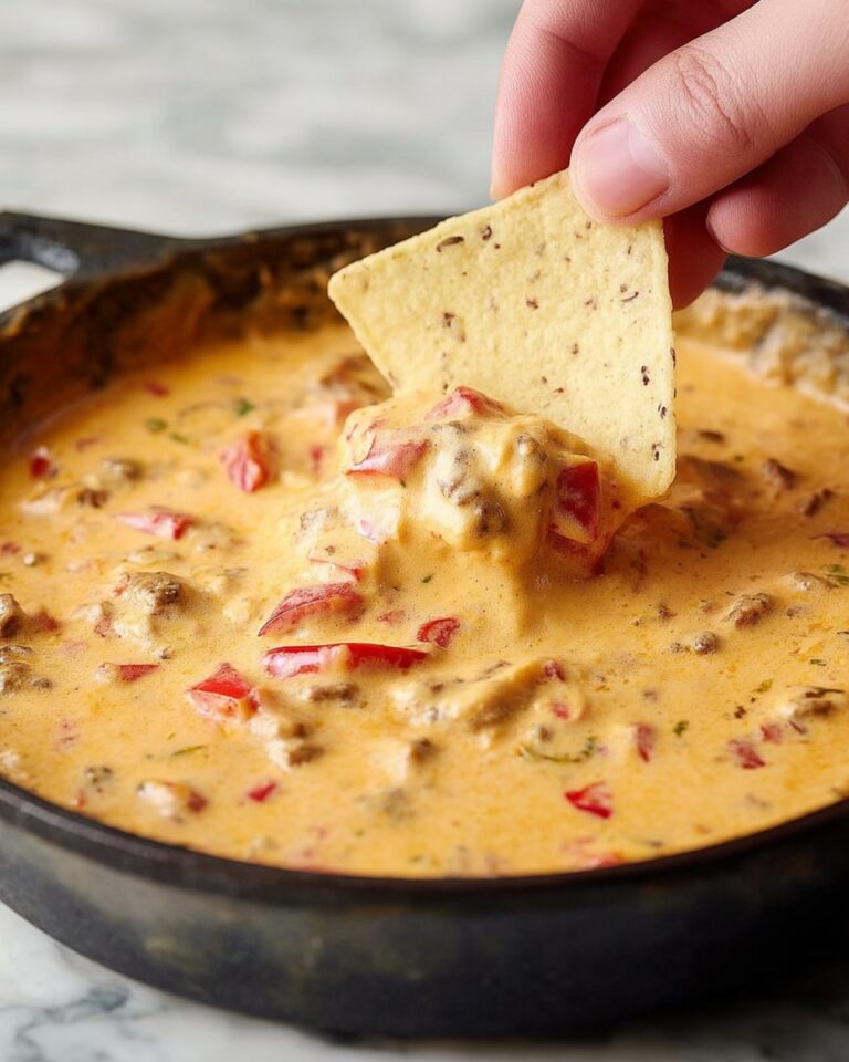Cheesy Sausage Rotel Dip Recipe