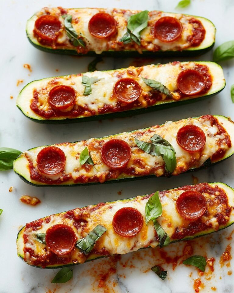 Zucchini Pizza Boats Recipe