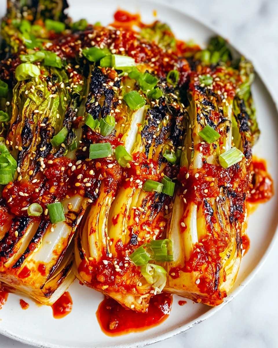 Simple Gochujang Charred Cabbage Recipe - Recipe Image