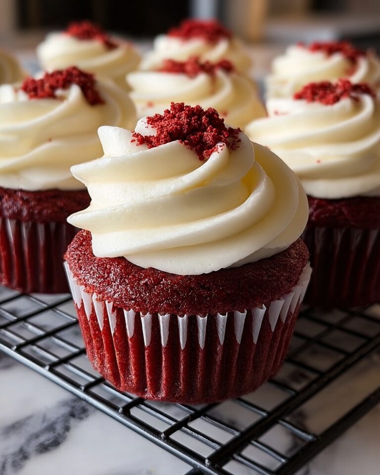 Red Velvet Cupcakes with Cream Cheese Frosting Recipe