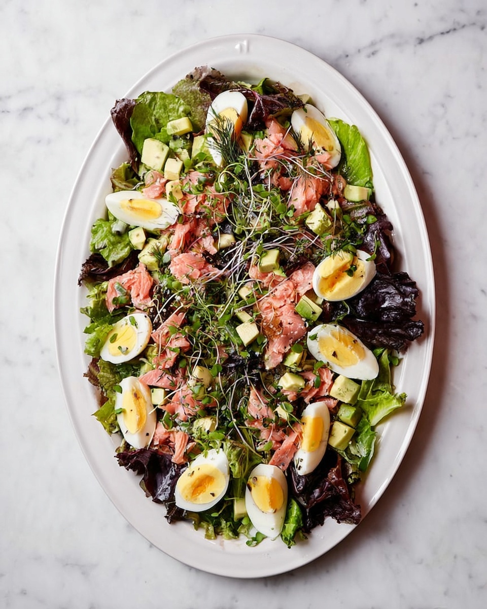 Salmon Cobb Salad Recipe - Recipe Image