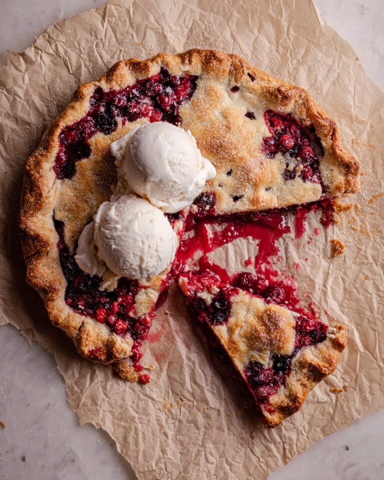 Rustic Cranberry Galette Recipe