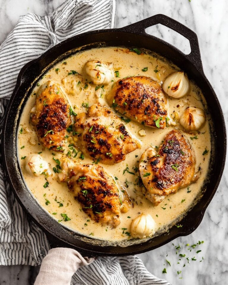 Creamy Garlic Chicken Recipe